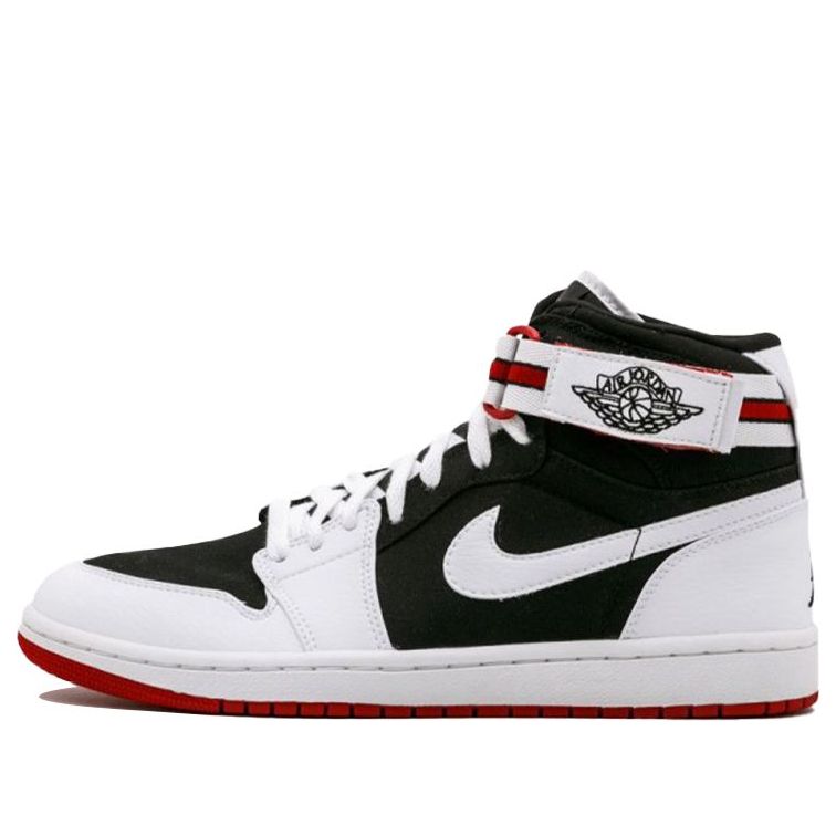 Air Jordan 1 High Strap 'White Black Varsity Red'  342132-101 Cultural Kicks